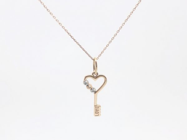 Auksinis pakabukas „Raktas”