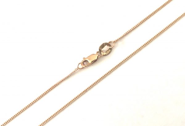 Auksinė grandinėlė Curb 50 cm