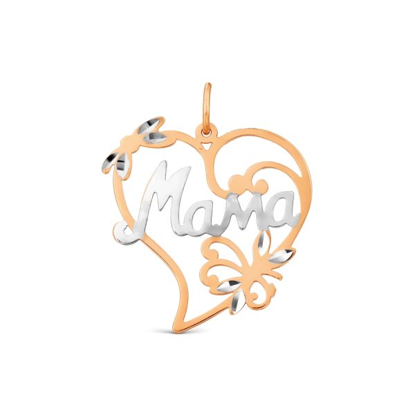 Auksinis pakabukas "Mama"