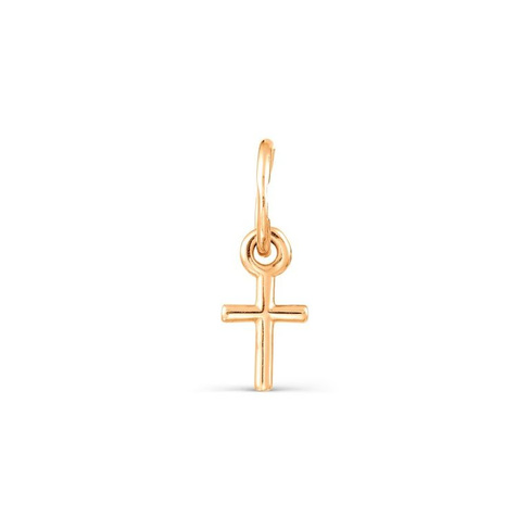 Minimalistinis auksinis kryželis