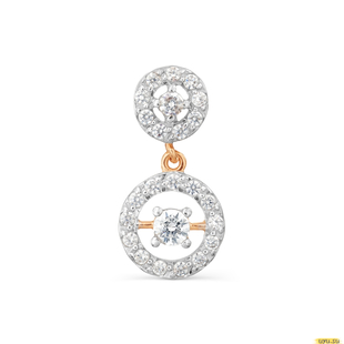 Auksinis pakabukas su Swarovski cirkoniais