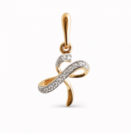 Karatov auksinis pakabukas su cirkoniais
