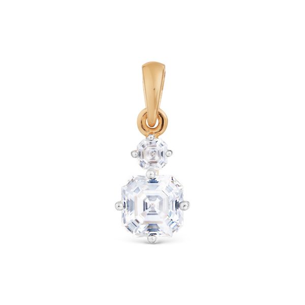 Auksinis pakabukas su Swarovski cirkoniais