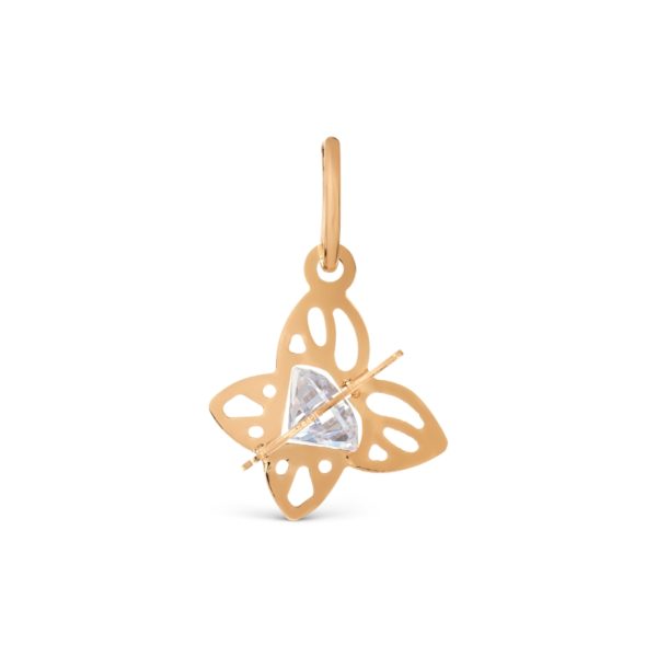 Karatov auksinis pakabukas "Drugelis"