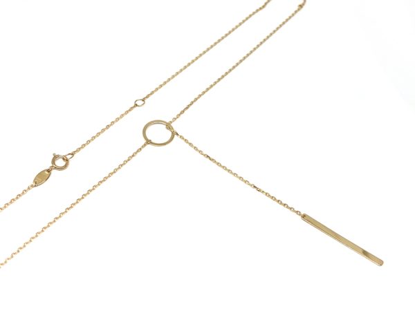 Auksinė grandinėlė su papuošimu