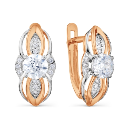 Karatov auksiniai auskarai su cirkoniais