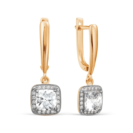 Karatov auksiniai auskarai su cirkoniais