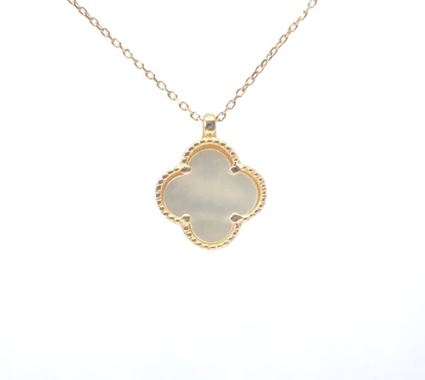 Auksinė grandinėlė su perlamutru 41-44 cm