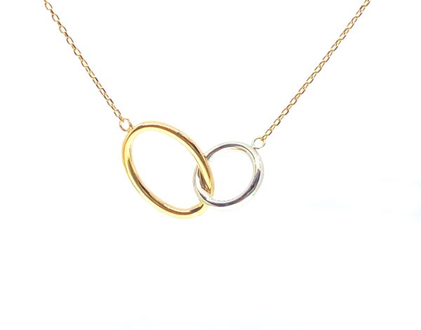 Auksinė grandinėlė su pakabukais 40-44 cm