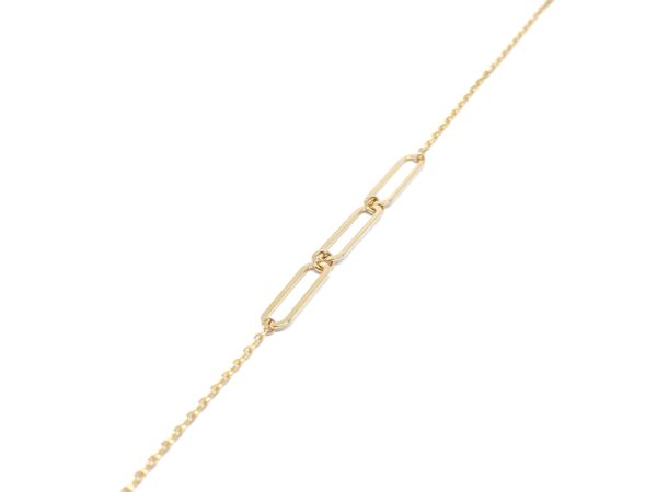 Minimalistinė auksinė apyrankė 16,5-18,5 cm