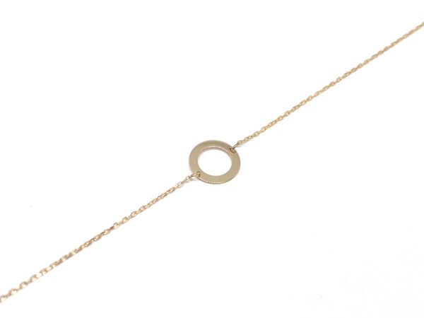 Minimalistinė auksinė apyrankė 16-18 cm