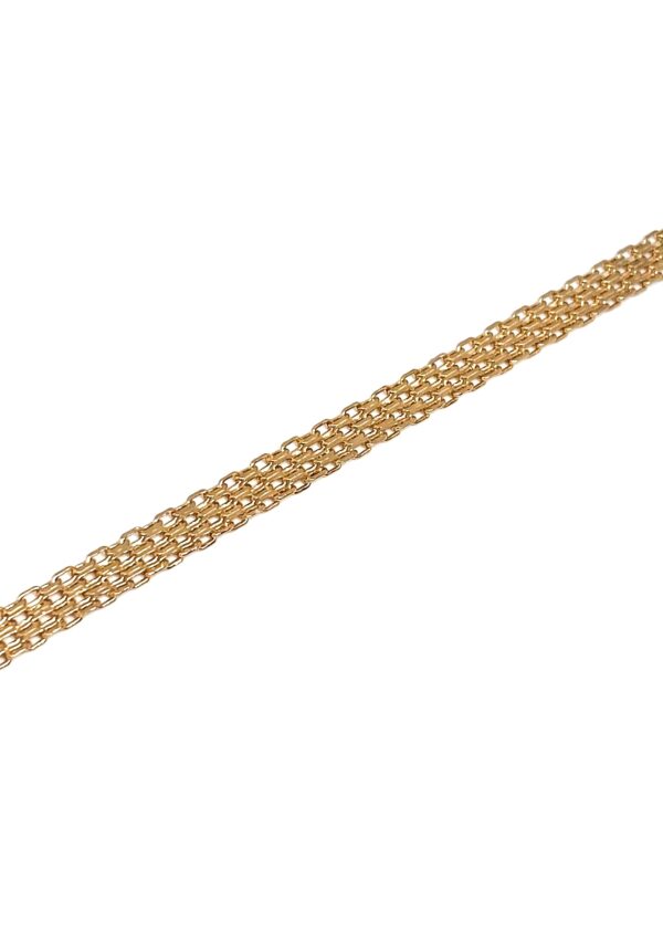 Auksinė apyrankė "Tractor" 19 cm