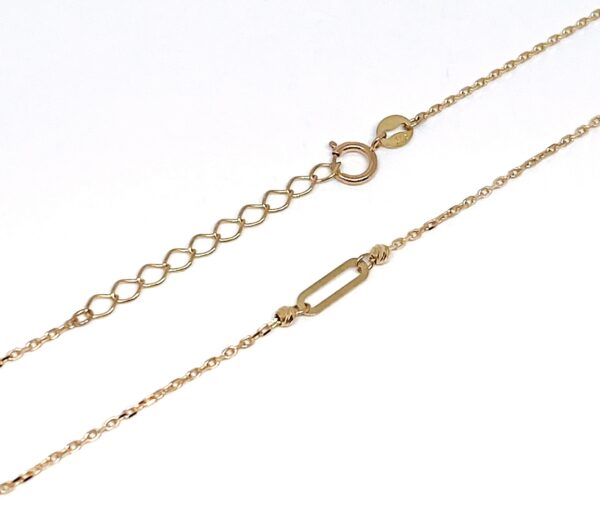 Raudono aukso grandinėlė 42 cm - 45 cm