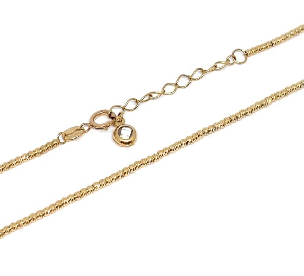 Auksinė grandinėlė su burbuliukais 41-43 cm